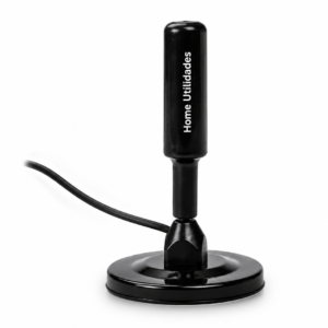 Antena Digital Home Utilidades HD para Tv Base Magnética Cabo de 5m