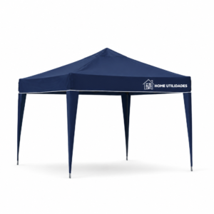 Gazebo Dobrável HOME 3x3 Articulado 3m X 3m X 2.5m - Azul