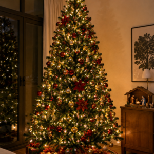 Árvore Natal Verde 1,8m 400 Galhos Pinheirinho Pé De Ferro