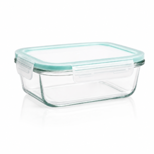 Potes Vidro Hermético 410ml Com Tampa 4 Trava Luxo