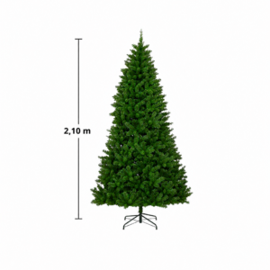 Árvore De Natal Pinheiro Luxo 2,1 Mts 800 Galhos Pé De Ferro