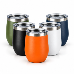 Copo Térmico 360ml Inox Com Tampa Antigotejamento