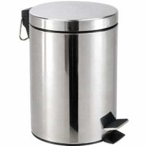 Lixeira Inox Pedal Brasil 20 Litros